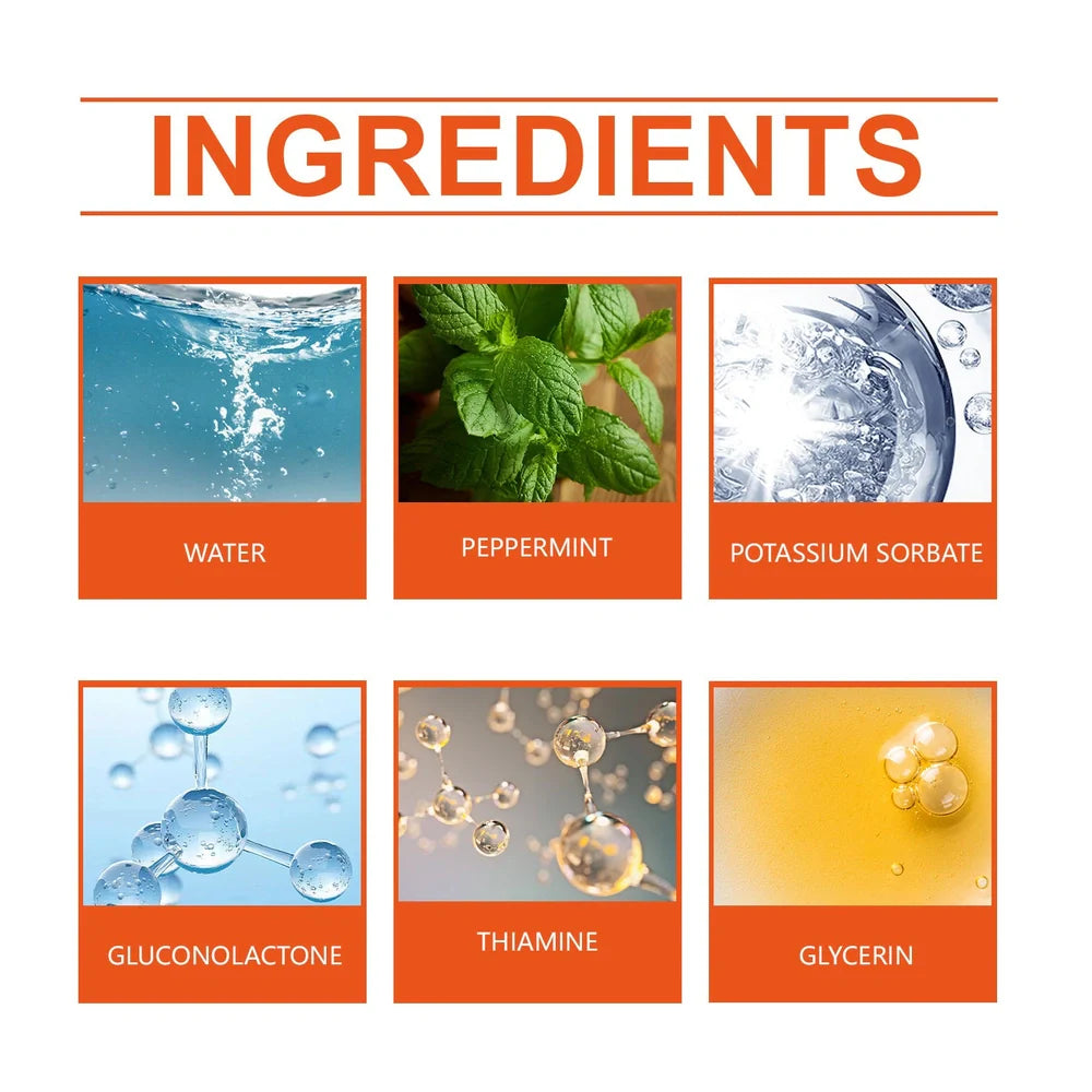 Googeer Auxiliary Height Increasing Drops 20ml bottle with peppermint extract and vitamin B1