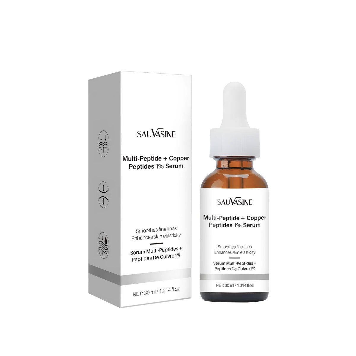 30ml bottle of moisturising wrinkle care face oil with antioxidant formula.