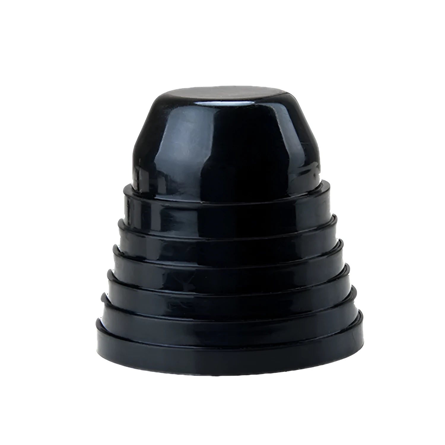 Black silicone 90mm diameter car LED headlight rear dust cover for General Motors vehicles.