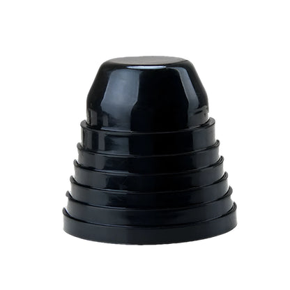 Black silicone 90mm diameter car LED headlight rear dust cover for General Motors vehicles.