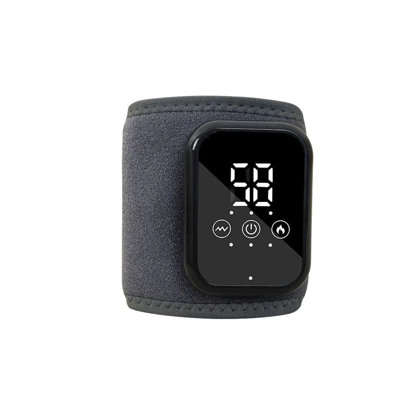 Electric heating ankle sleeve in black or grey colour with USB connection