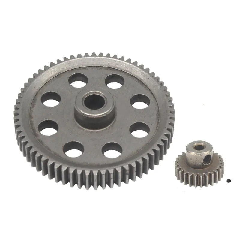 Metal tram motor gear set for HSP Unlimited 110 with 64T gear and pinion options