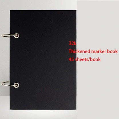 Premium sketchbook with high-quality marker paper in various colours and sizes