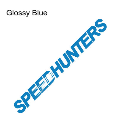 Reflective Speed Hunters graphic vinyl car sticker measuring 59cm by 10cm