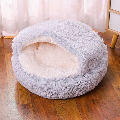 Waterproof cloth dog kennel with semi-enclosed design and removable cover in a gradient colour