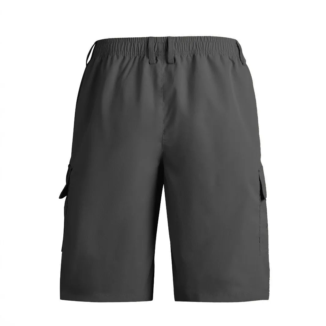 American style loose straight casual shorts in polyester fabric available in multiple colours
