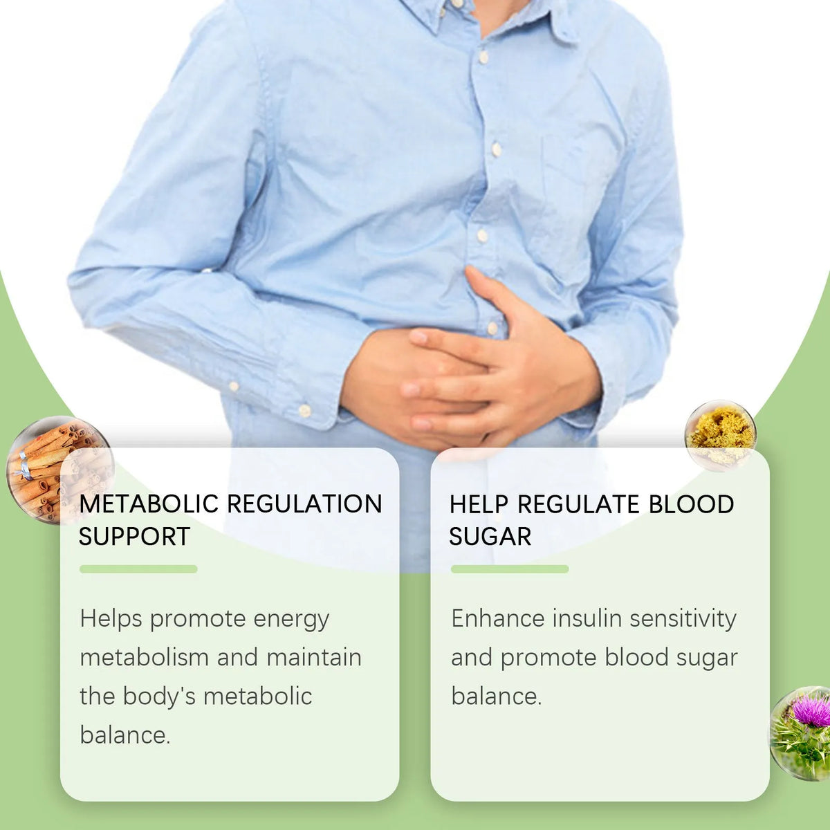 30ml bottle of Balanced Intestinal Dietary Supplements liquid with a dropper.