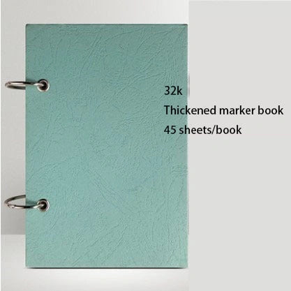 Premium sketchbook with high-quality marker paper in various colours and sizes