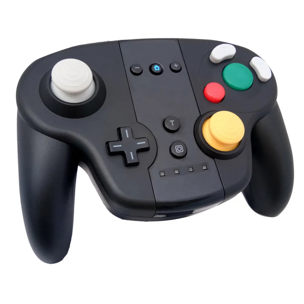 Black wireless Bluetooth gamepad for Nintendo Switch and PC with NFC function