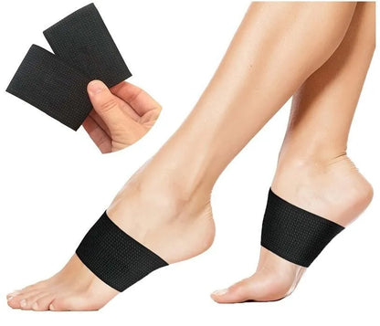Men's and women's flat foot support elastic bandage with heart pad and arch support