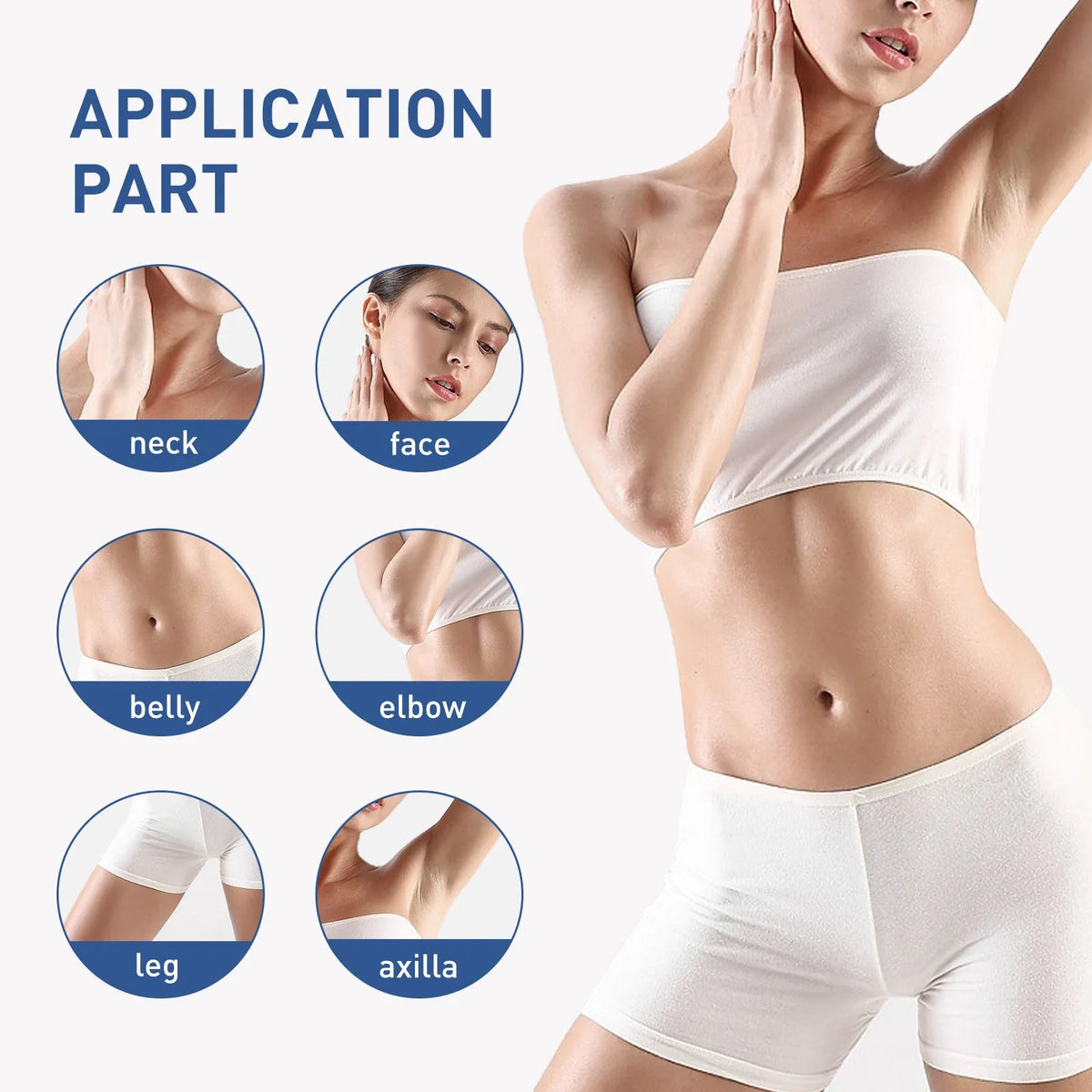 30ml tube of body whitening cream for underarm dullness with nicotinamide and retinol