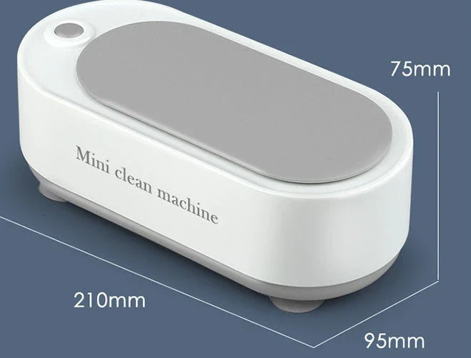 Premium ultrasonic cleaning machine for jewelry, watches, and eyewear - restores shine in just minutes