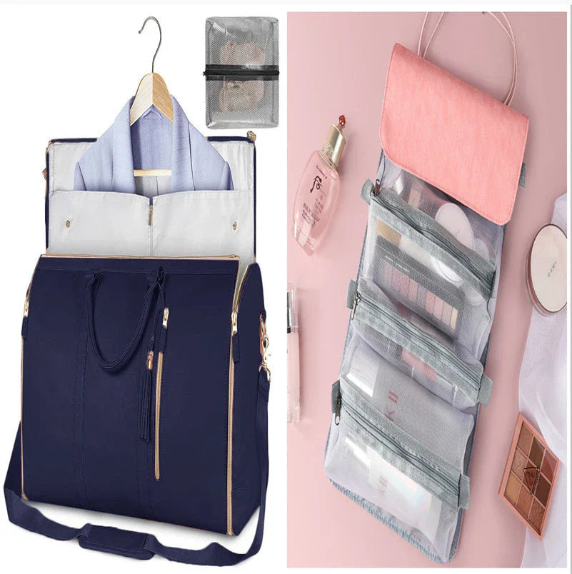 Stylish and durable carry-on travel bag with convenient organization pockets and versatile storage options