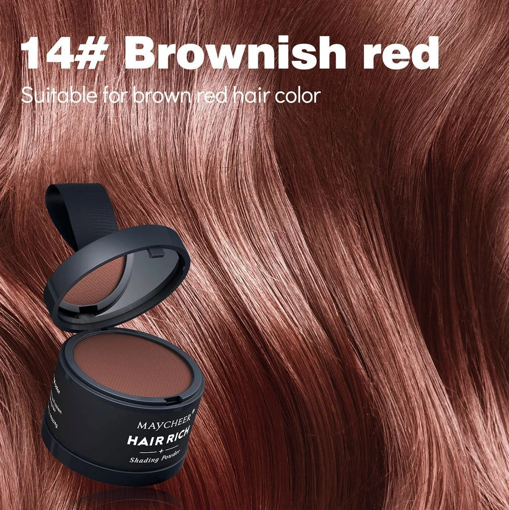 Hairline sculpting contour powder in plastic container with 4g content and waterproof properties