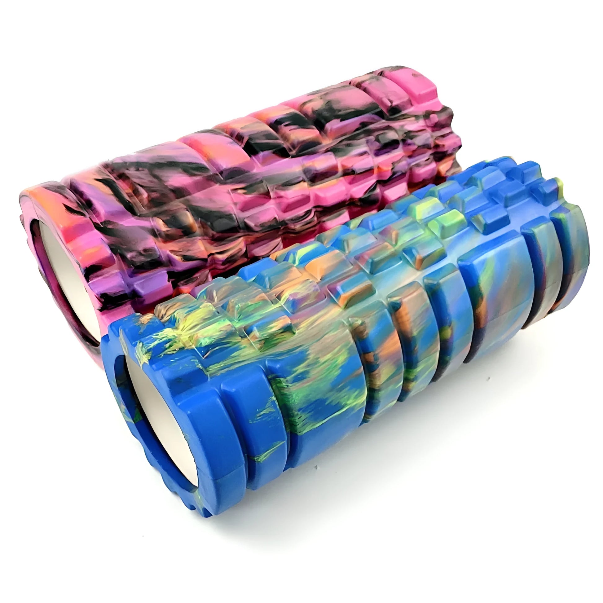 33cm long camouflage pattern EVA foam roller for fitness and muscle massage