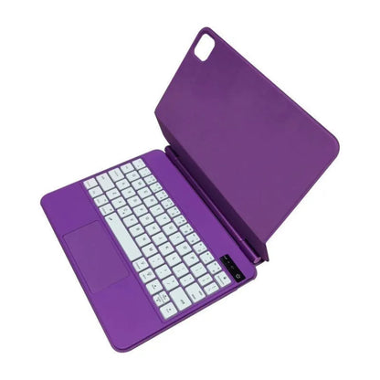 iPad Bluetooth keyboard with magnetic protective cover in five colour options for iPad Pro and iPad Air tablets