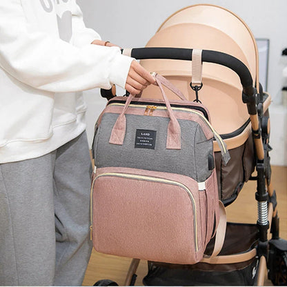 New Mummy Baby Crib Backpack in various colours with insulated compartment for milk storage