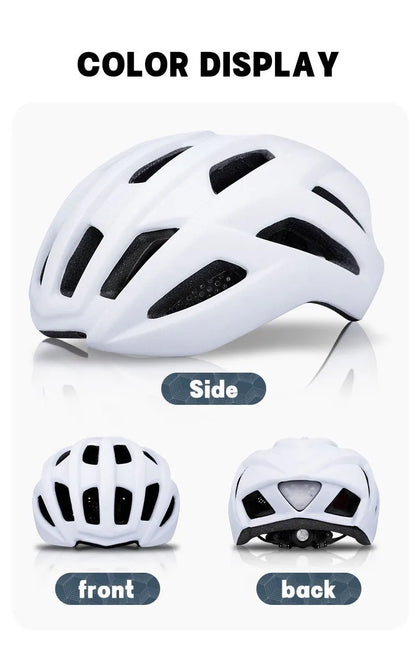 Orange cycling helmet with ventilation holes for mountain and road biking