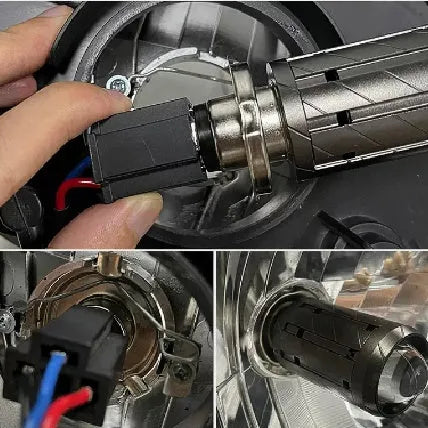Chunfeng 150NK motorcycle LED headlight conversion bulb with integrated far and near beam