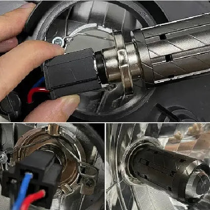 Chunfeng 150NK motorcycle LED headlight conversion bulb with integrated far and near beam