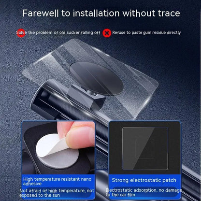 Automatic retractable car sunshade for front windshield thermal insulation in Oxford cloth material