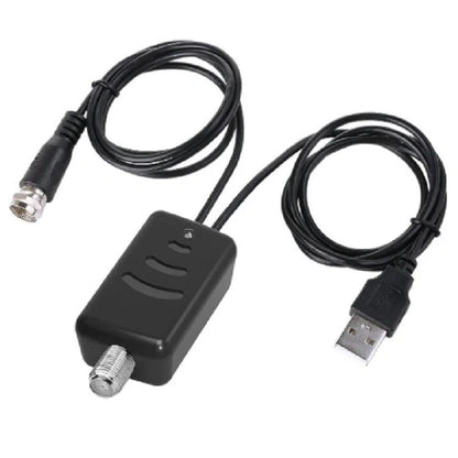 Compact indoor digital TV antenna with ground wave technology for high-definition television reception