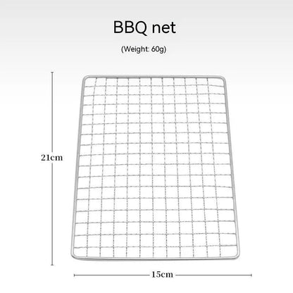 Folding stainless steel barbecue oven and grill with storage bag, shown in a large size for outdoor use.