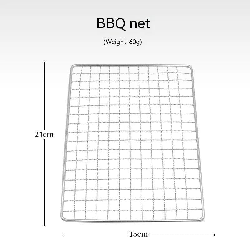 Outdoor folding stainless steel burning oven barbecue grill for 1-2 people with modern simple design, supplied with storage bag for easy transport and clean storage after use