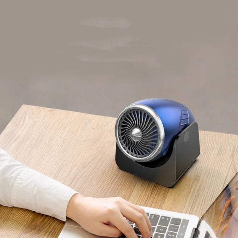 Car heating fan 12v fast heat defroster with 180 degree rotation for defrosting and defogging windows using vehicle cigarette lighter power supply, available in navy blue, dark purple or light pink colours