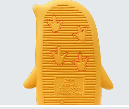 Children's penguin princess sandals with non-slip soles in multiple colours