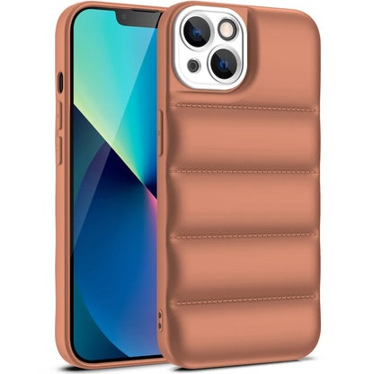 Solid colour TPU protective phone case for iPhone Pro Max and 6.1-inch models on a white background.