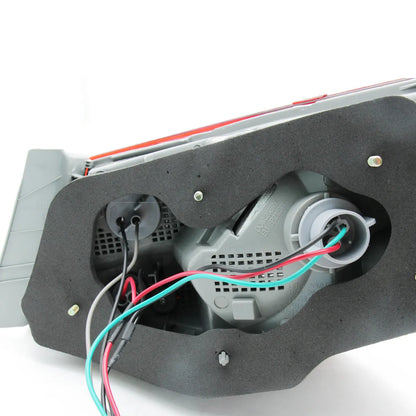 Hyundai Sonata outer tail light assembly in red with ABS and aluminium housing.