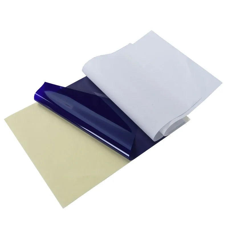 Tattoo transfer paper A4 sheets with transfer paste gel for clear line transfers and quadruple copies