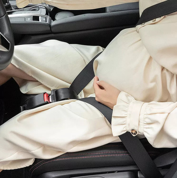 Pregnant Women's Safety Belt Anti-strangulation Car Special in black, beige, red, and aircraft buckle black