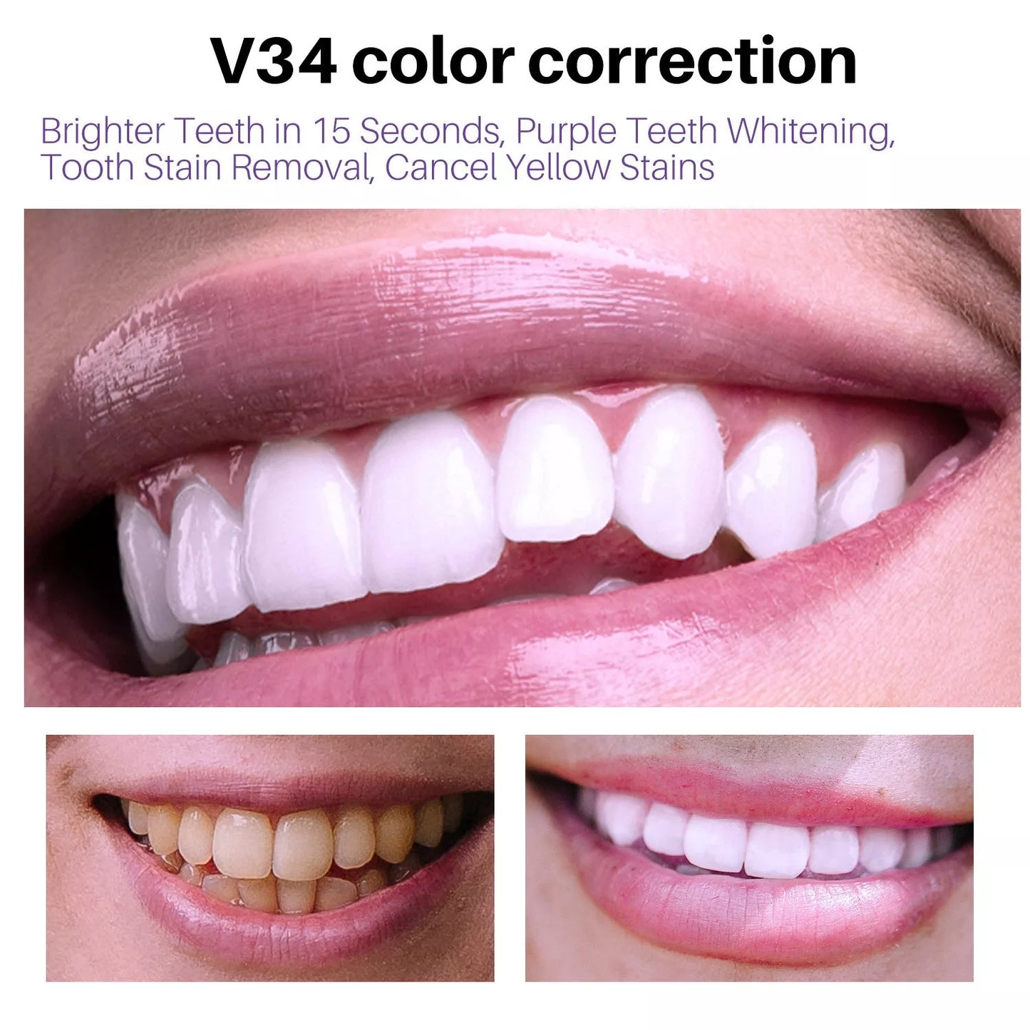 Oral Care Teeth Mousse for Smoke Stain Removal 50ml bottle
