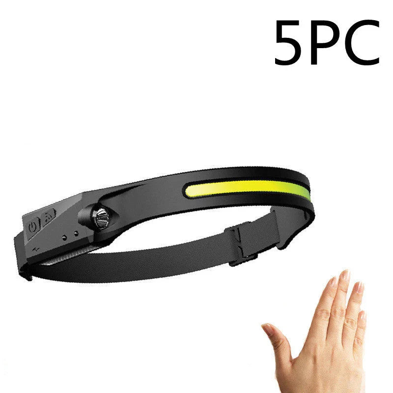 A versatile LED headlamp with a wide-angle beam, long-range side lighting, and hands-free operation for outdoor adventures