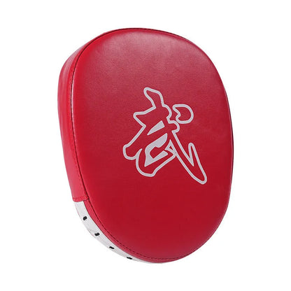 Boxing target punch mitts in curved and flat designs for martial arts training