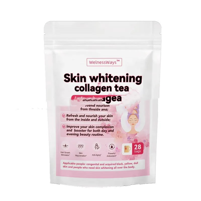28-day herbal tea collection with multiple blends for women's body care