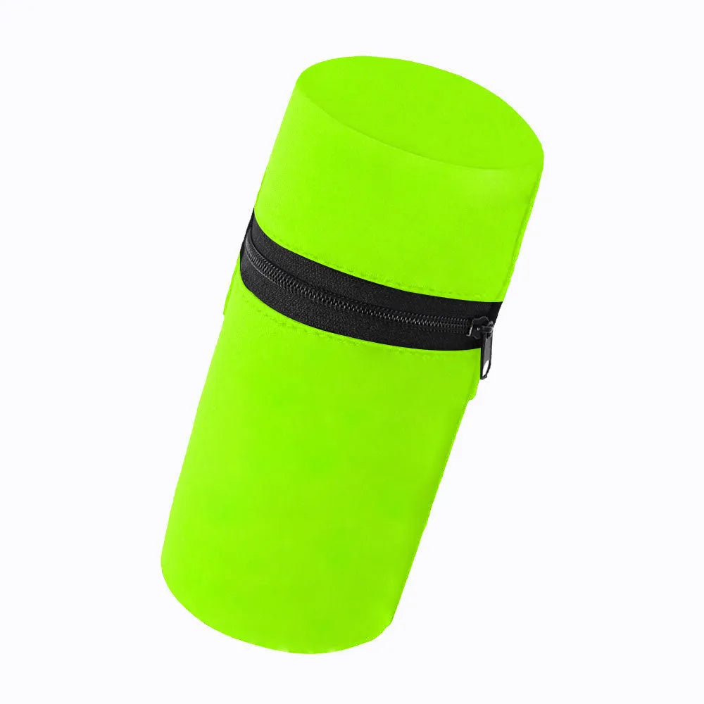 Adjustable large capacity sports arm bag for phones in multiple colours including fluorescent green and striped designs