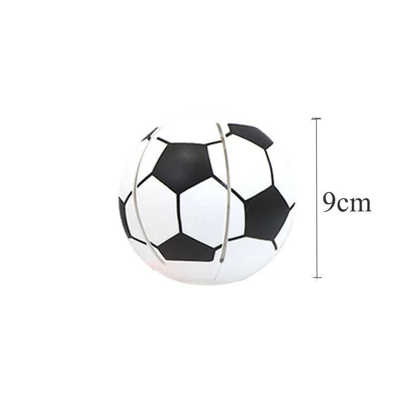 Convertible glowing ball and flying disc dog toy in plastic with 9cm diameter