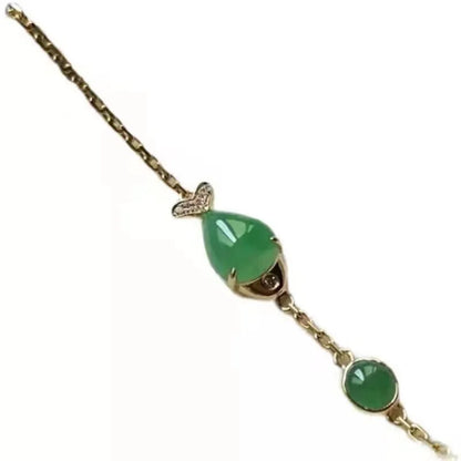 Retro-style copper bracelet with electroplated yellow gold finish, unisex fashion jewellery