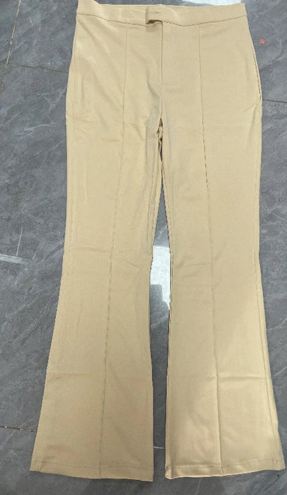 Chic slim-fit trousers with stylish buckle accent, available in a range of versatile colours for the modern British fashion enthusiast.