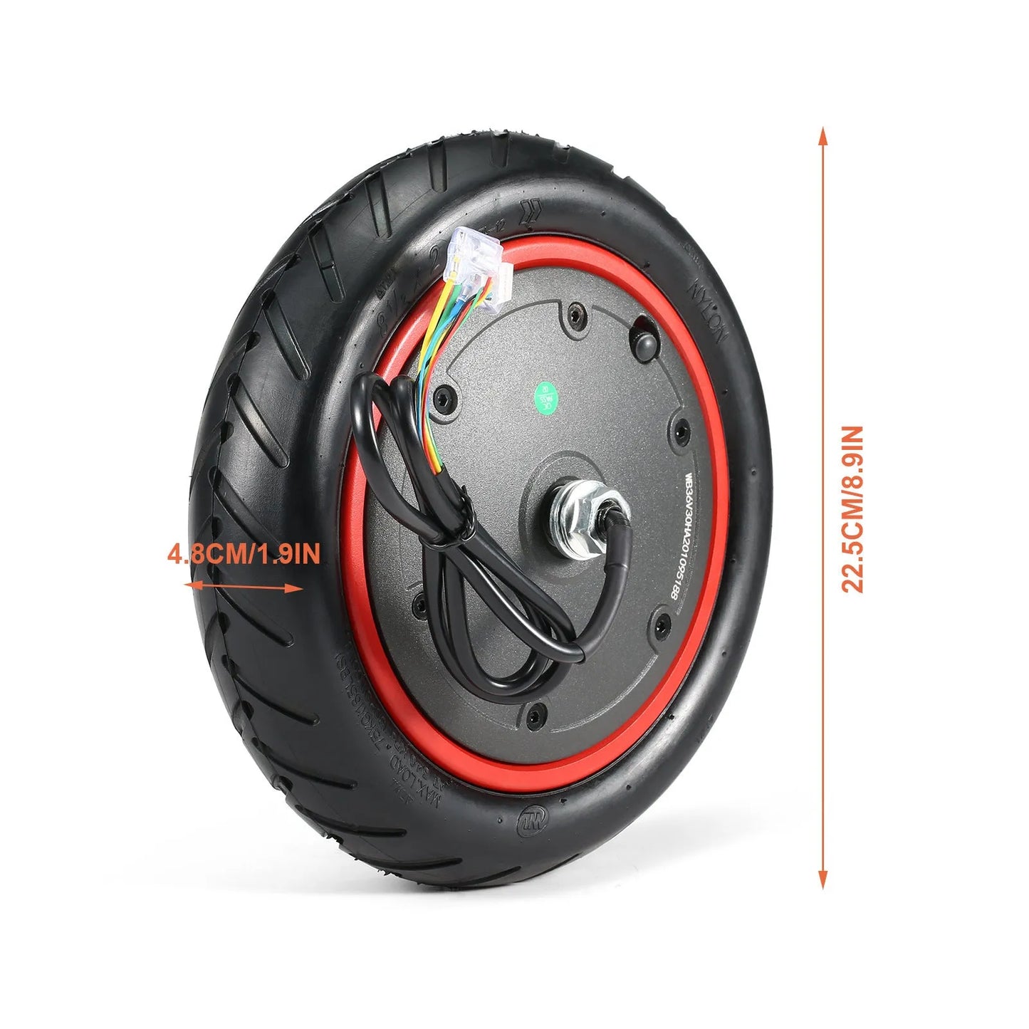 8.5 inch black butyl rubber inner tube for Pro 350W electric scooter wheel