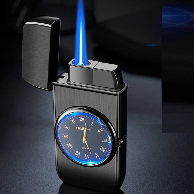 Multifunctional Lighter Watch with Sleek Design and Premium Materials