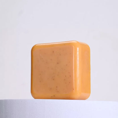 Handmade Frosted Turmeric Cleansing Soap 140g with natural anti-inflammatory benefits