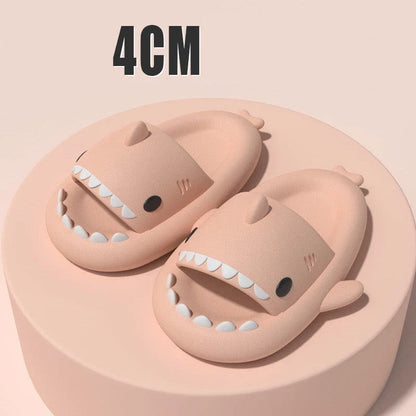 Cozy shark-themed slippers made of premium EVA material for indoor and outdoor wear