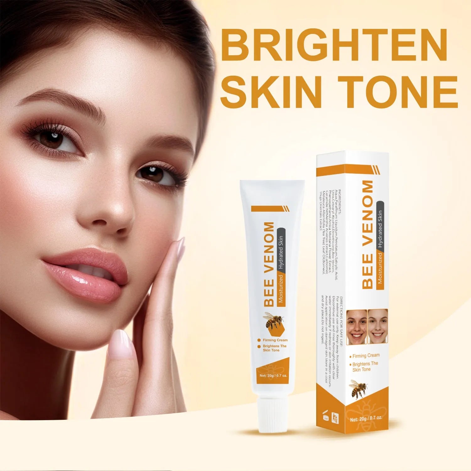 BEE Facial Neck Cream 20g jar for face and neck moisturisation
