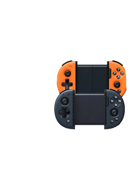 Feizhi Wee 2T game controller with USB cable in blue or orange colours