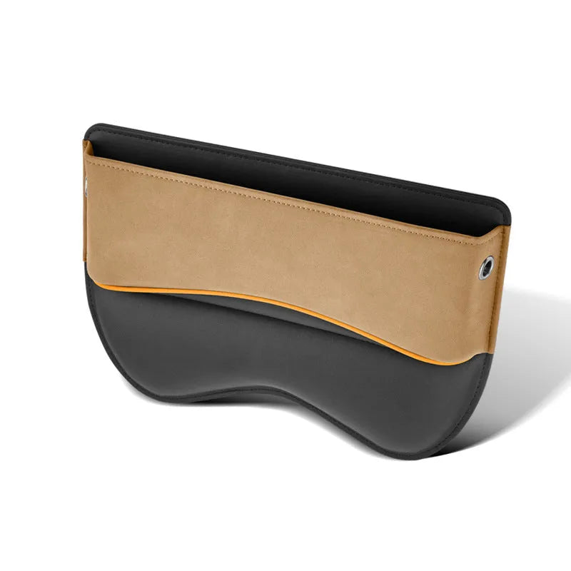 Waterproof leather car seat storage box organiser in a choice of five colours