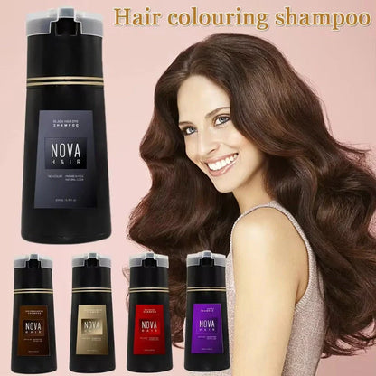A versatile hair colouring shampoo that covers grey hair and provides long-lasting, vibrant colour in a range of natural-looking shades.
